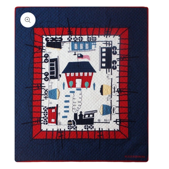 JUDI BOISSON ⭐️ baby crib quilt “local loco”